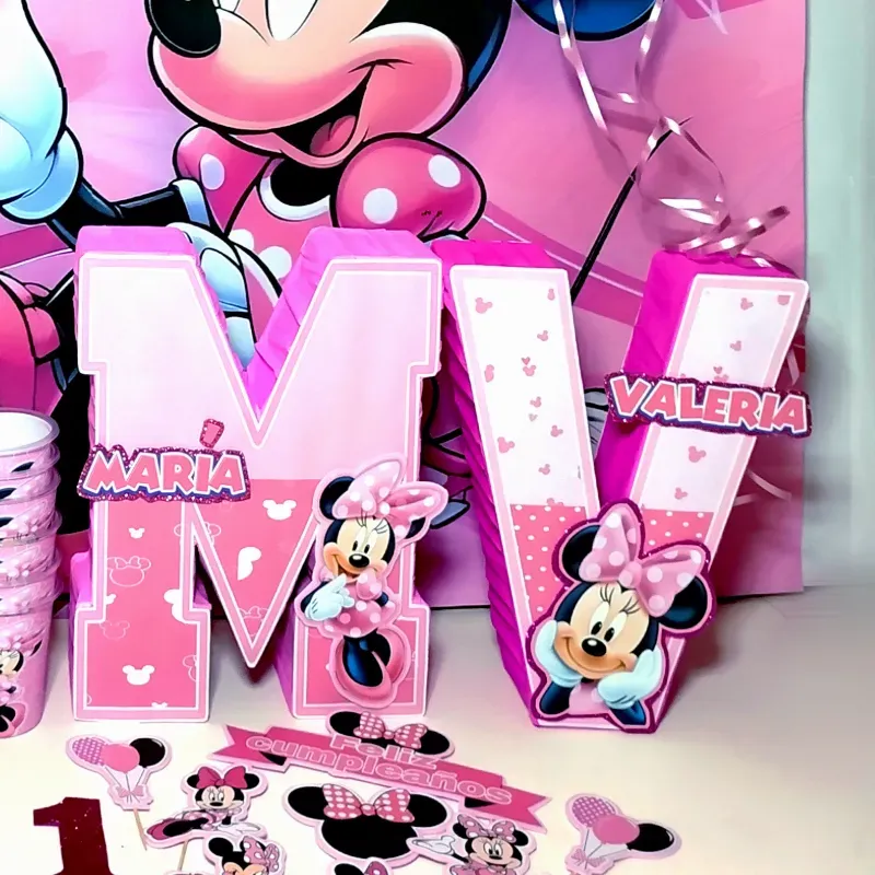 Letras 3D Iniciales 
