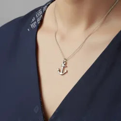 Cadena de acero inoxidable con dige de ancla 