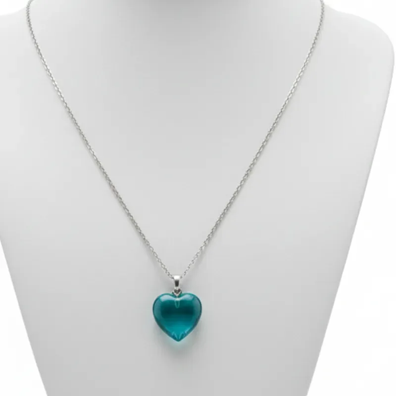 Cadena de acero inoxidable con corazón