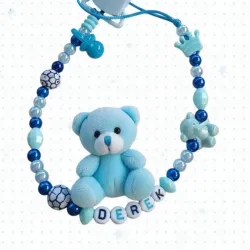 Chuoetero de bebe azul celeste y azul rey 