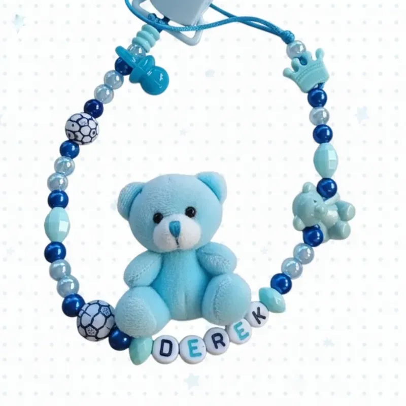 Chuoetero de bebe azul celeste y azul rey 