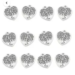 Dije de arbol de la vida color plata