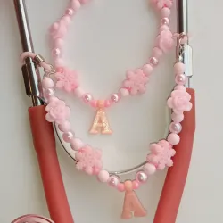 Juego de colgante para cuño medico y estetotoscopio