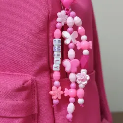 Llavero y adorno personalizado para bolsos y carteras 