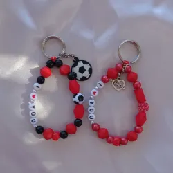 Llaveros de I ❤️you. Disponibles en rojo, azul, verde,amarillo y naranja.