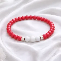 Pulsera de perlas con cuentas onix