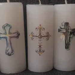 Cirios para bautizos #3