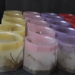 Juego de fanal pequeño .