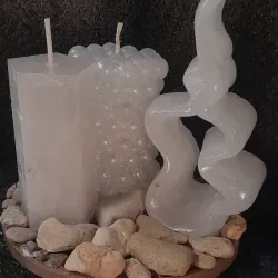 Juego de tres velas
