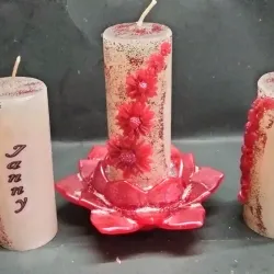 Juego de velas para bodas #2