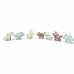 Set de 12  mini dinosaurio