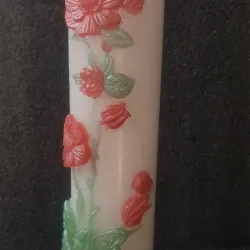 Velón con flores #2