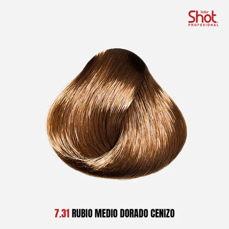 7.31 Rubio Medio Dorado Cenizo 