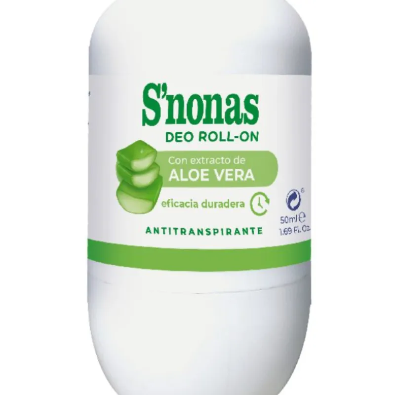 Desodorante Roll On S’nonas Aloe Vera 