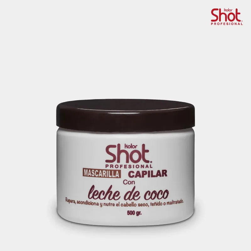 Mascarilla Capilar con Leche de Coco