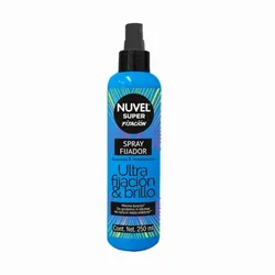 Spray Fijador Nuvel Ultra Brillo