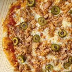 Pizza de aceitunas 