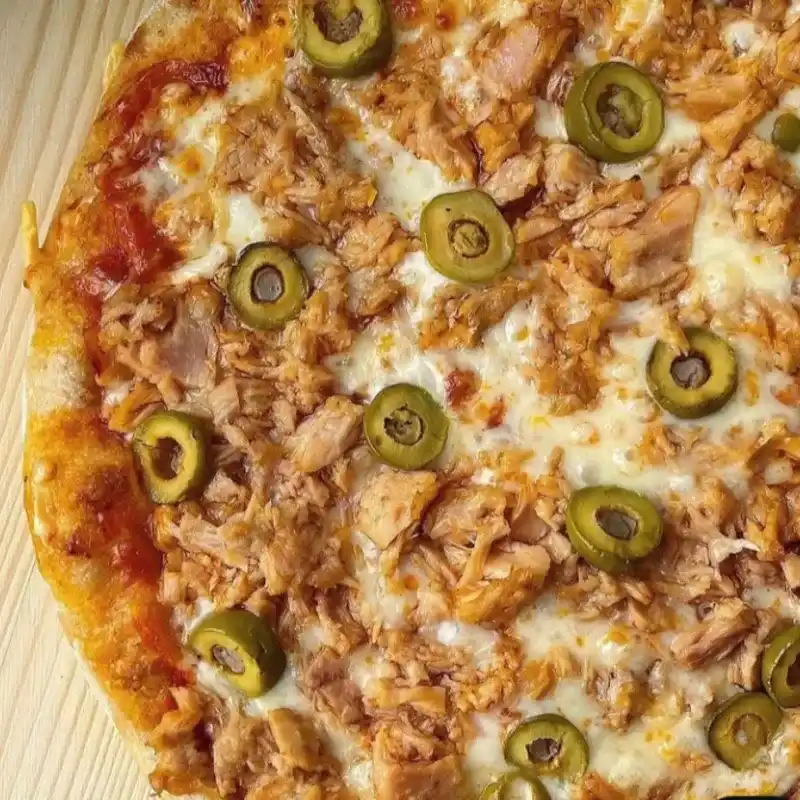 Pizza de aceitunas 