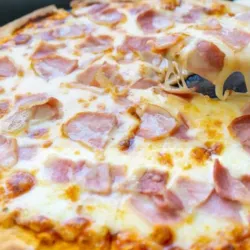 Pizza de jamón