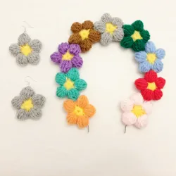 Diadema y aretes 