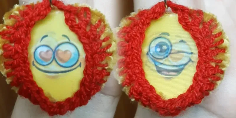 Llavero de dos caras 😍😉