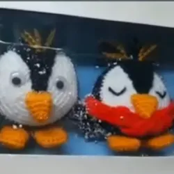 Pareja de pingüinos 