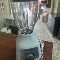 Batidora con vaso de cristal