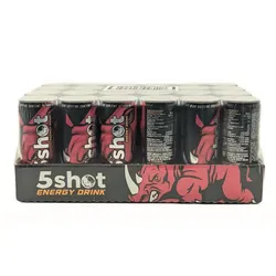 Caja de Bebida energética 5 Shot (250ml x 24)