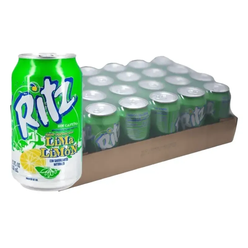 Caja de refresco de limon