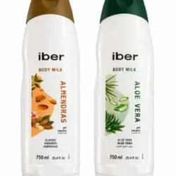 Crema para la piel Iber Almendras y Áloe Vera