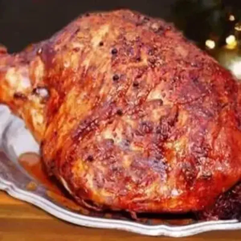 Pernil de cerdo asado 