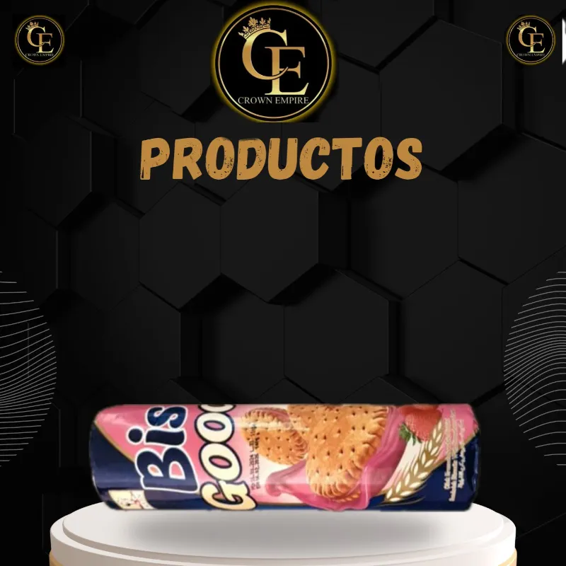 Galletas rellenas con fresa Bis Good