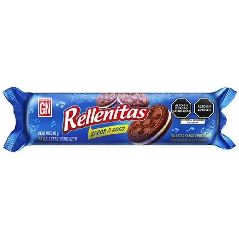 Galletas Rellenitas Coco (90g)