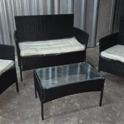 Juego de terraza plástico