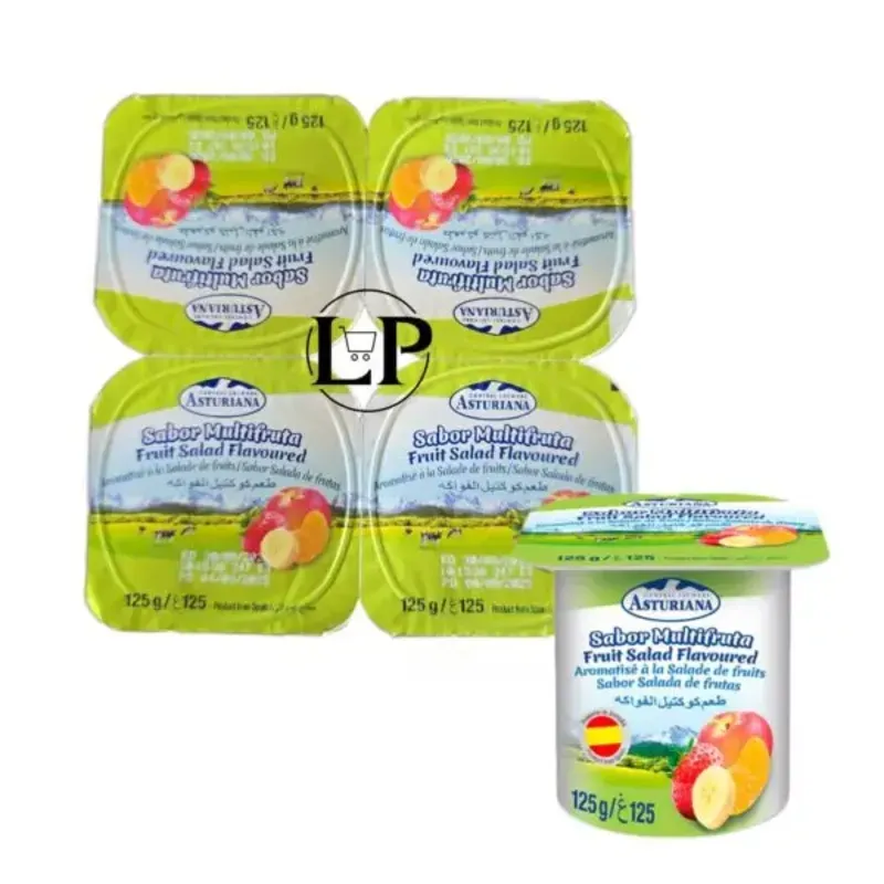 Pack de 4 yogurts de Multifruta «Asturiana»
