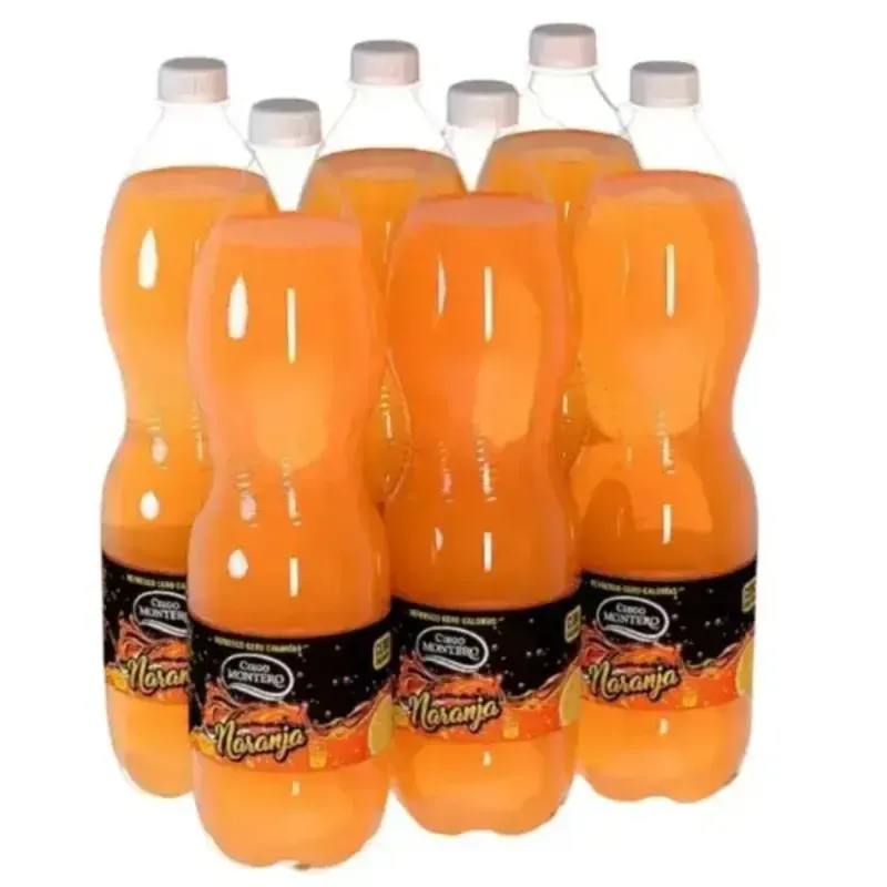 Pack x 6 Refresco Gaseado Naranja 