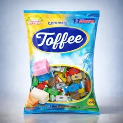 Paquete de Caramelos Masticables, sabor frutas,