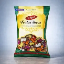 Paquete de Caramelos Masticables, sabor frutos secos