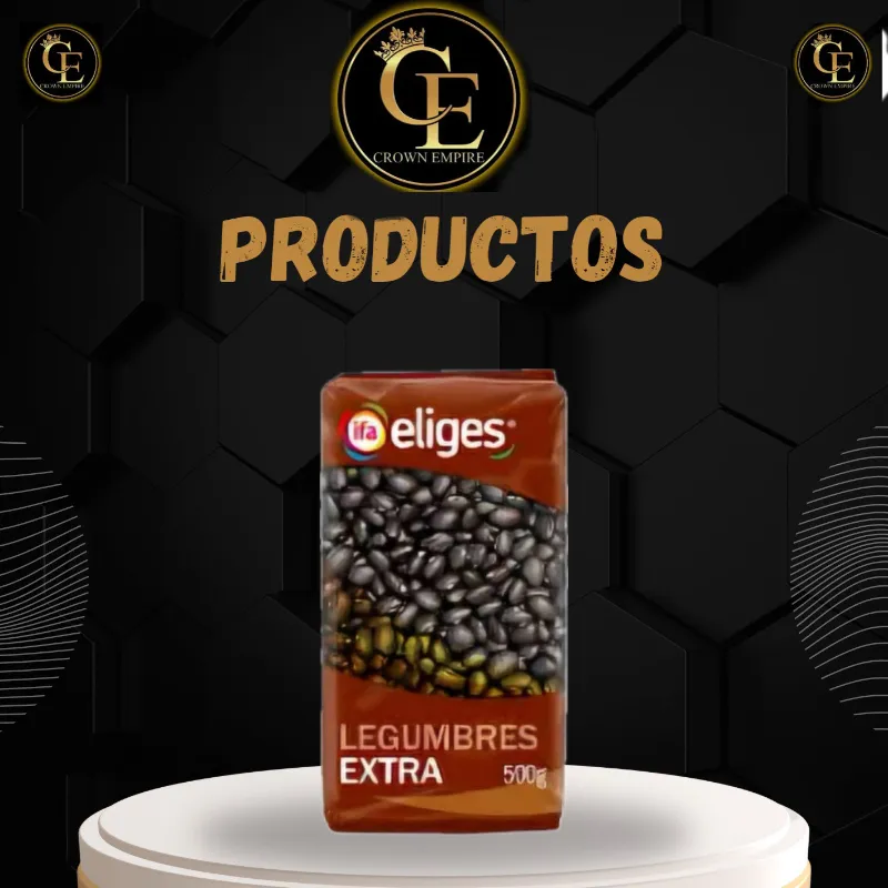 Paquete de frijoles negros 500g