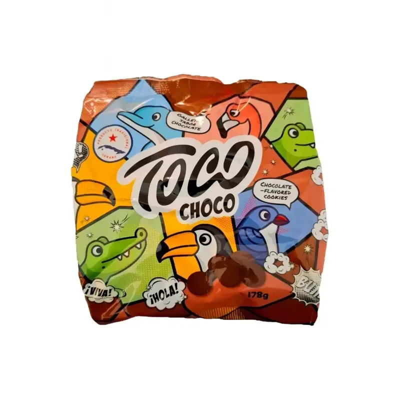 Paquete de galleta de chocolate 