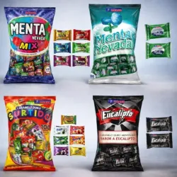 Paquetes de Caramelos de Menta