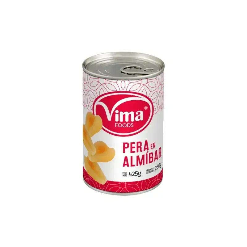 Peras en almíbar 