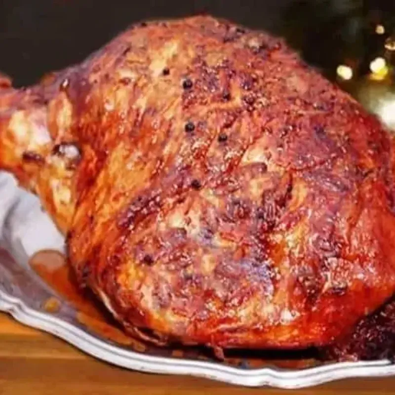 Pernil de cerdo asado 