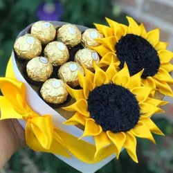 Cajita de girasoles