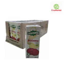 Caja de jugo de manzana