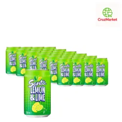 Caja de refresco Santa limón 