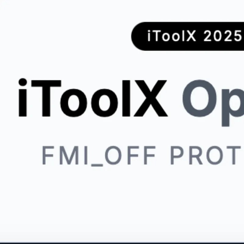 iToolx - Open Menu iCloud FMI OFF (All IOS - iPhone, iPads)
