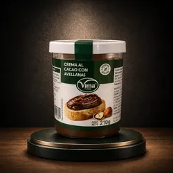 Crema de cacao con avellana