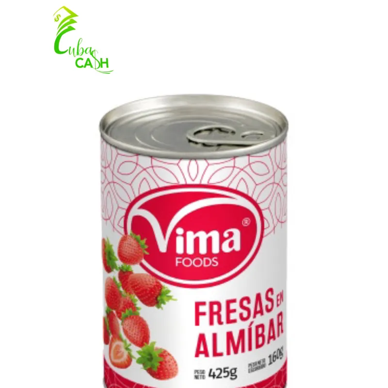 Fresas en almíbar 