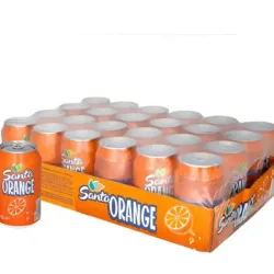 Caja de refresco de naranja